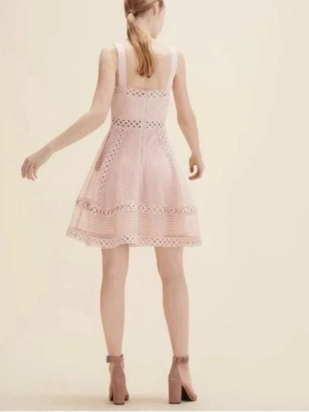 MAJE Ravi Dress Nude Sz 1 (0-2) - Picture 2 of 9